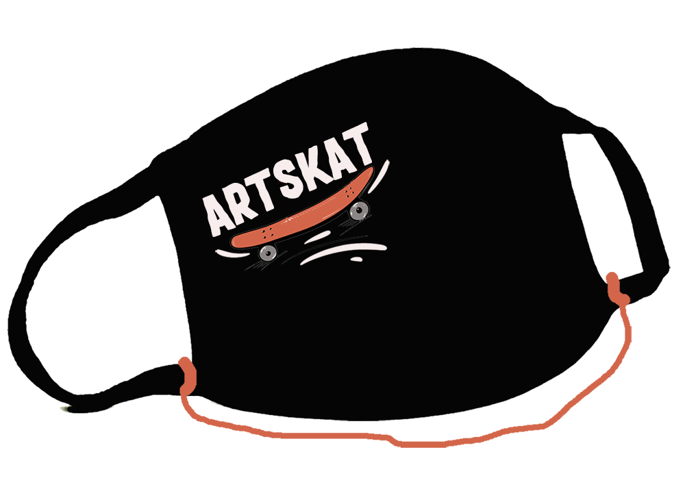 LOGO ARTSKAT collar mask